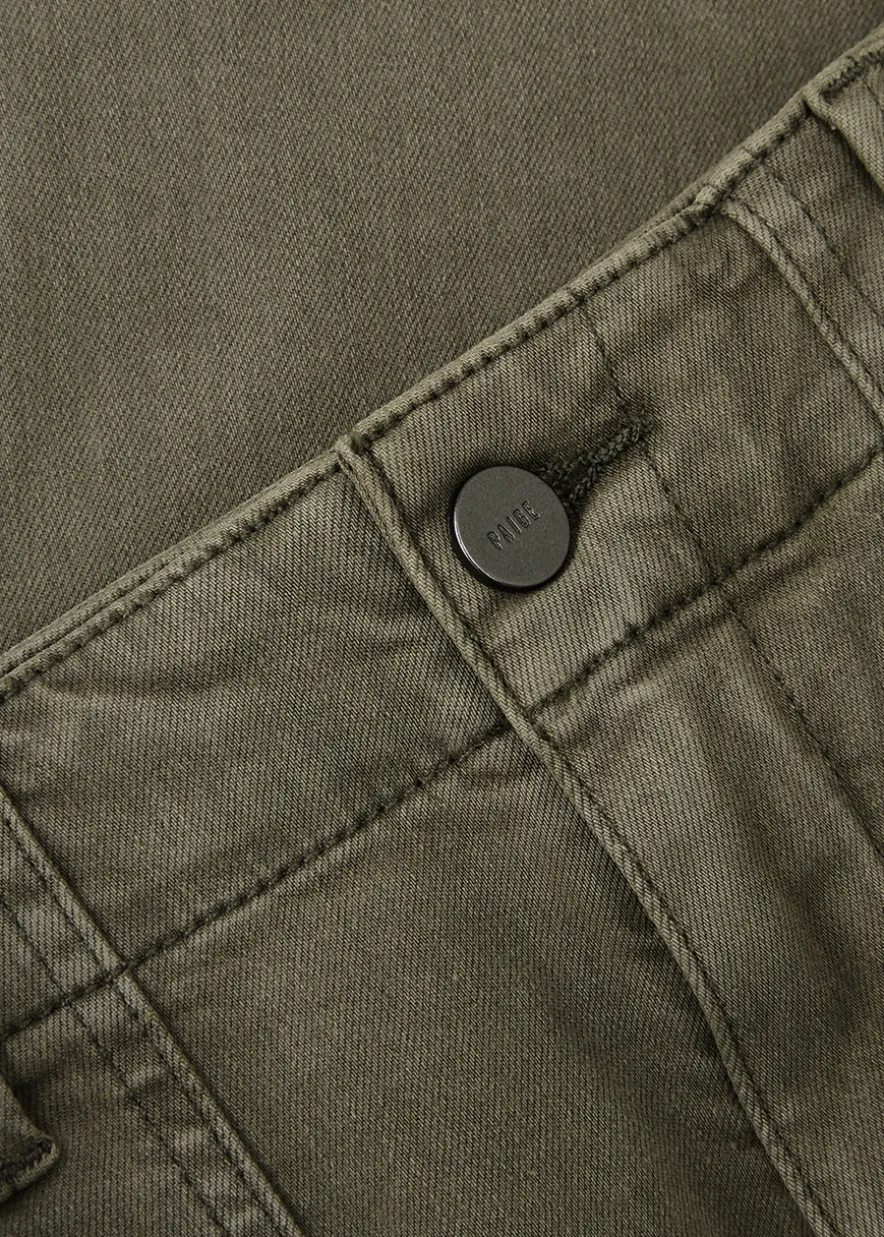 Mayslie green straight-leg tapered jeans