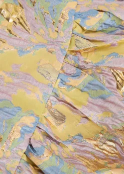 Meri jacquard metallic cloqué mini dress