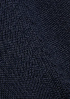 Merino wool polo jumper