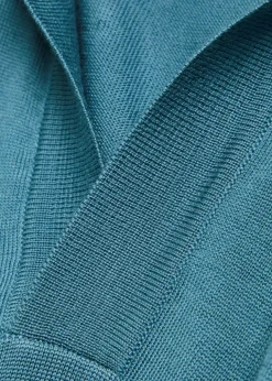 Merino wool polo shirt