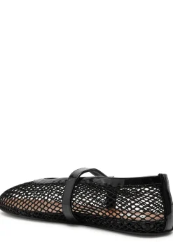 Mesh ballet flats