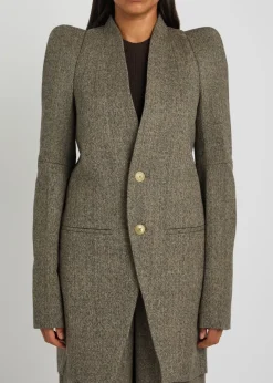 Metro structured wool jacket