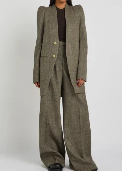 Metro structured wool jacket