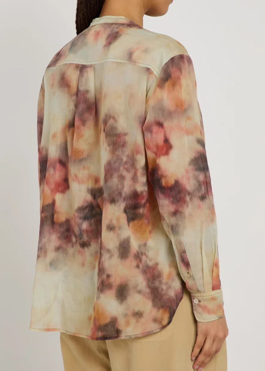 Mexika printed cotton blouse