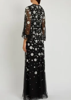 Micheline crystal-embellished tulle gown