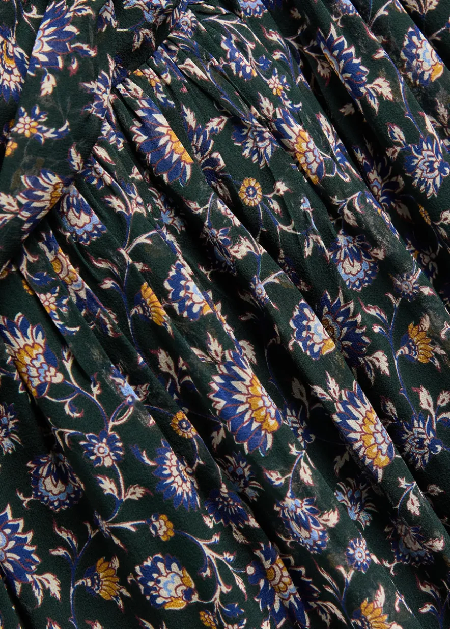Mick floral-print silk maxi dress