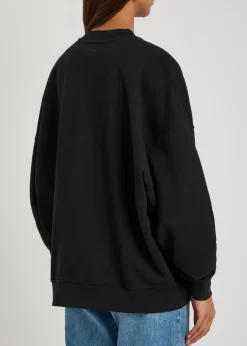 Miles appliquéd cotton sweatshirt