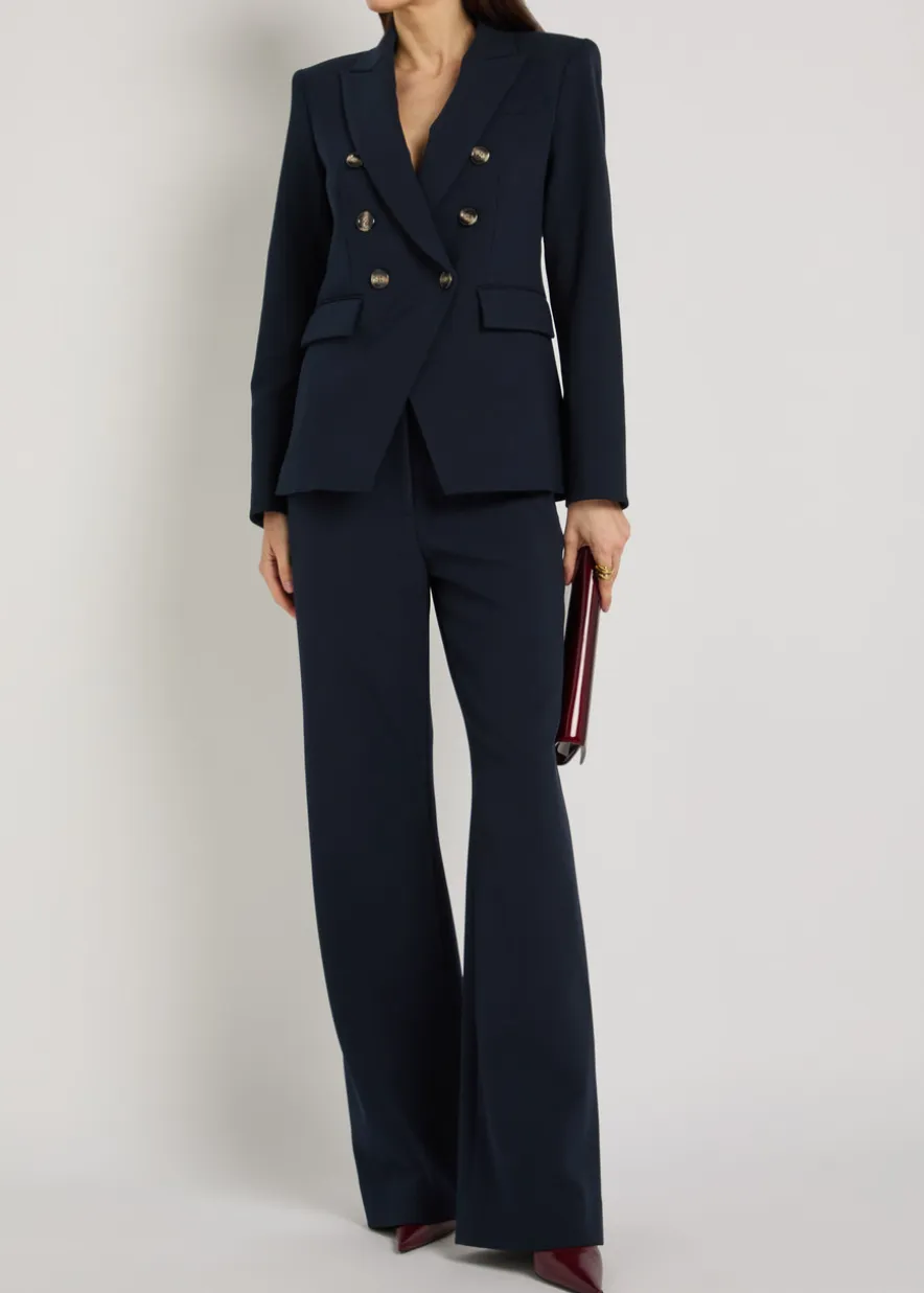 Miller Dickey Horn crepe blazer