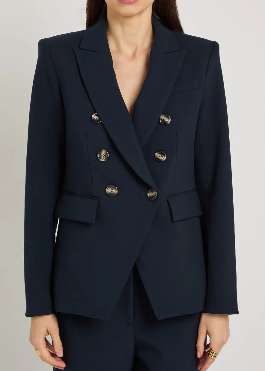 Miller Dickey Horn crepe blazer