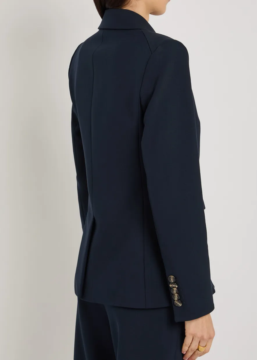 Miller Dickey Horn crepe blazer