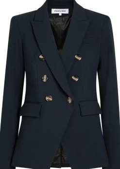 Miller Dickey Horn crepe blazer