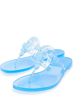 Miller logo jelly sandals