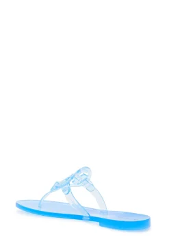 Miller logo jelly sandals