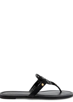 Miller logo leather thong sandals