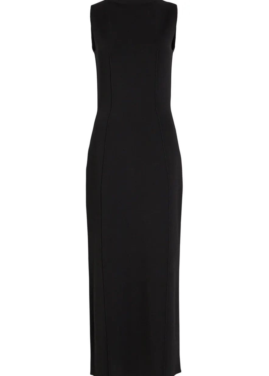 Mille stretch-knit midi dress