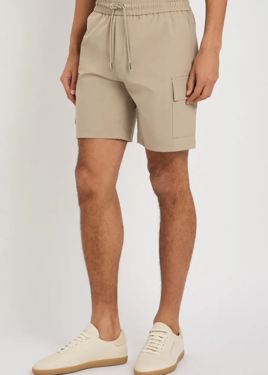 Milo stretch-jersey cargo shorts