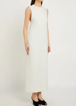 Mina crepe midi dress