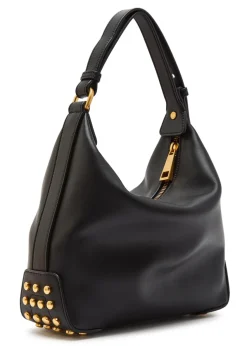 Mini leather top handle bag