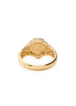 Mini Poire 9kt gold ring