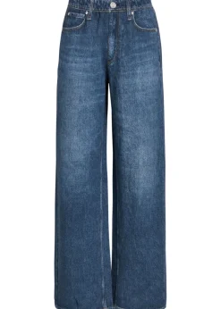 Miramar jeans-print terry trousers