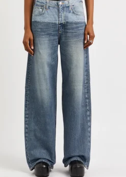 Miramar Sofie printed chambray trousers