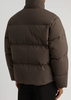 Misonet quilted shell coat