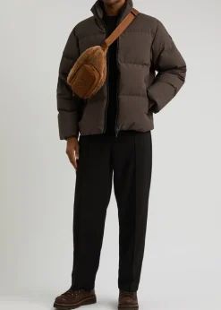 Misonet quilted shell coat