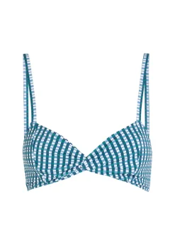 Missy gingham bikini top