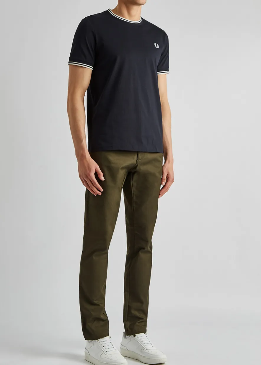 M1588 navy cotton T-shirt