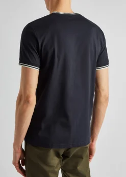M1588 navy cotton T-shirt