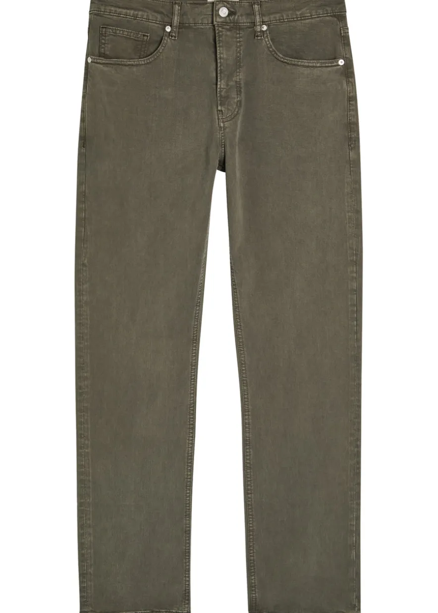 Modern slim straight-leg jeans