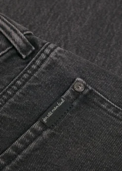 Modern straight-leg denim jeans