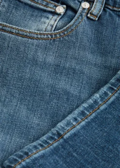 Modern straight-leg jeans