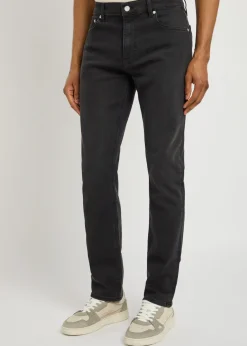 Modern straight-leg jeans