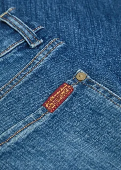 Modern straight-leg jeans