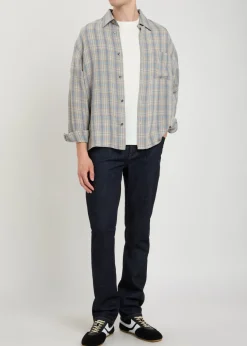 Modern straight-leg jeans