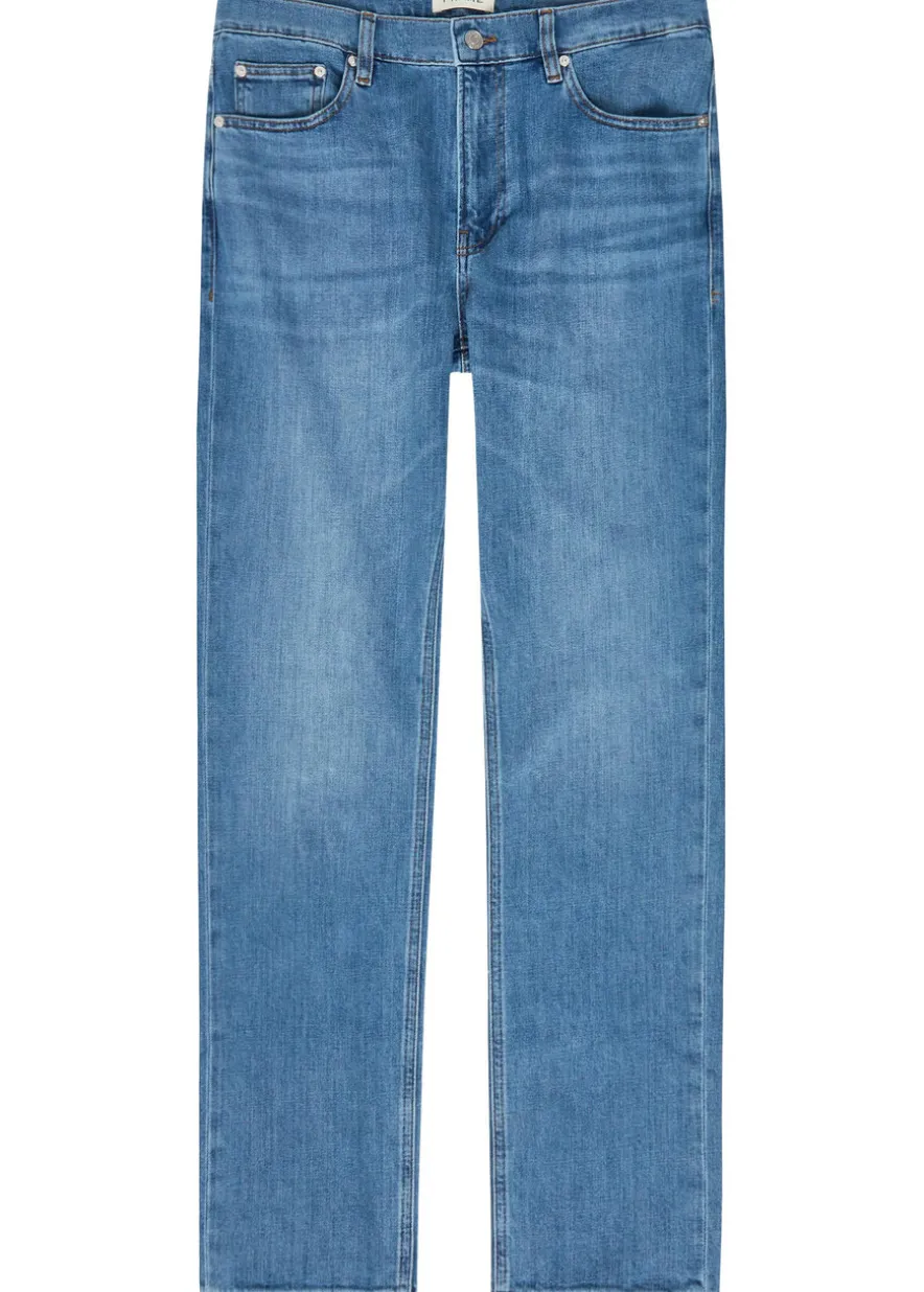 Modern straight-leg jeans