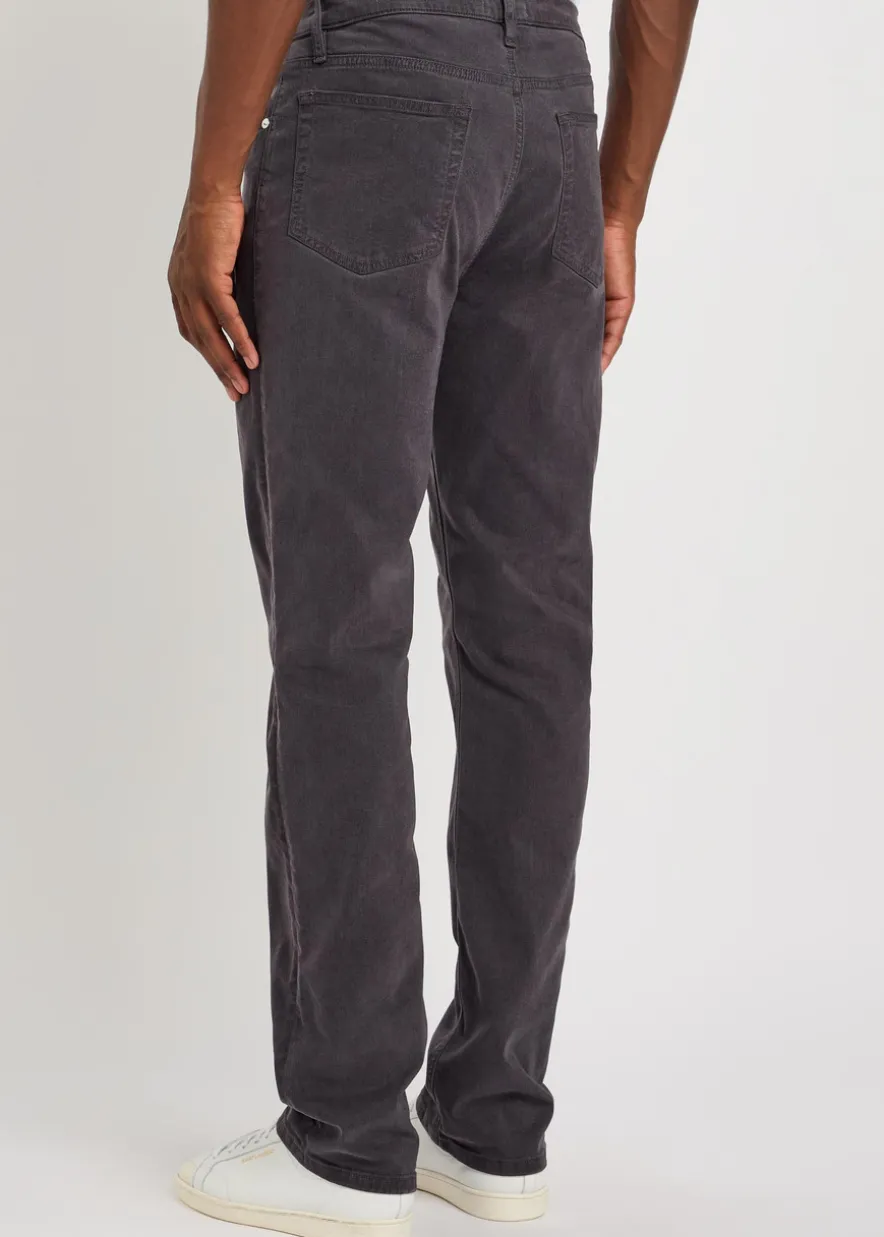 Modern straight-leg twill jeans
