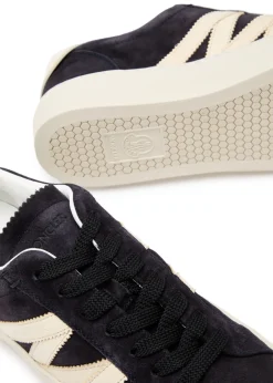Monaco suede sneakers