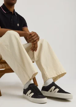 Monaco suede sneakers