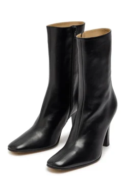 Mona 80 leather mid-calf boots