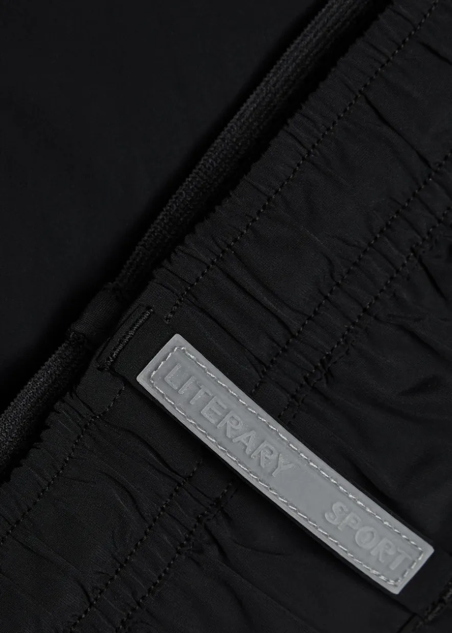 Morrison stretch-nylon run shorts