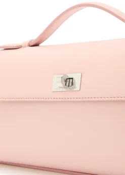 Mortimer leather clutch