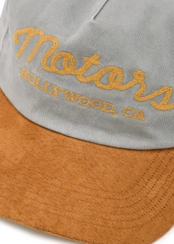 Motors 5 Panel embroidered cotton cap
