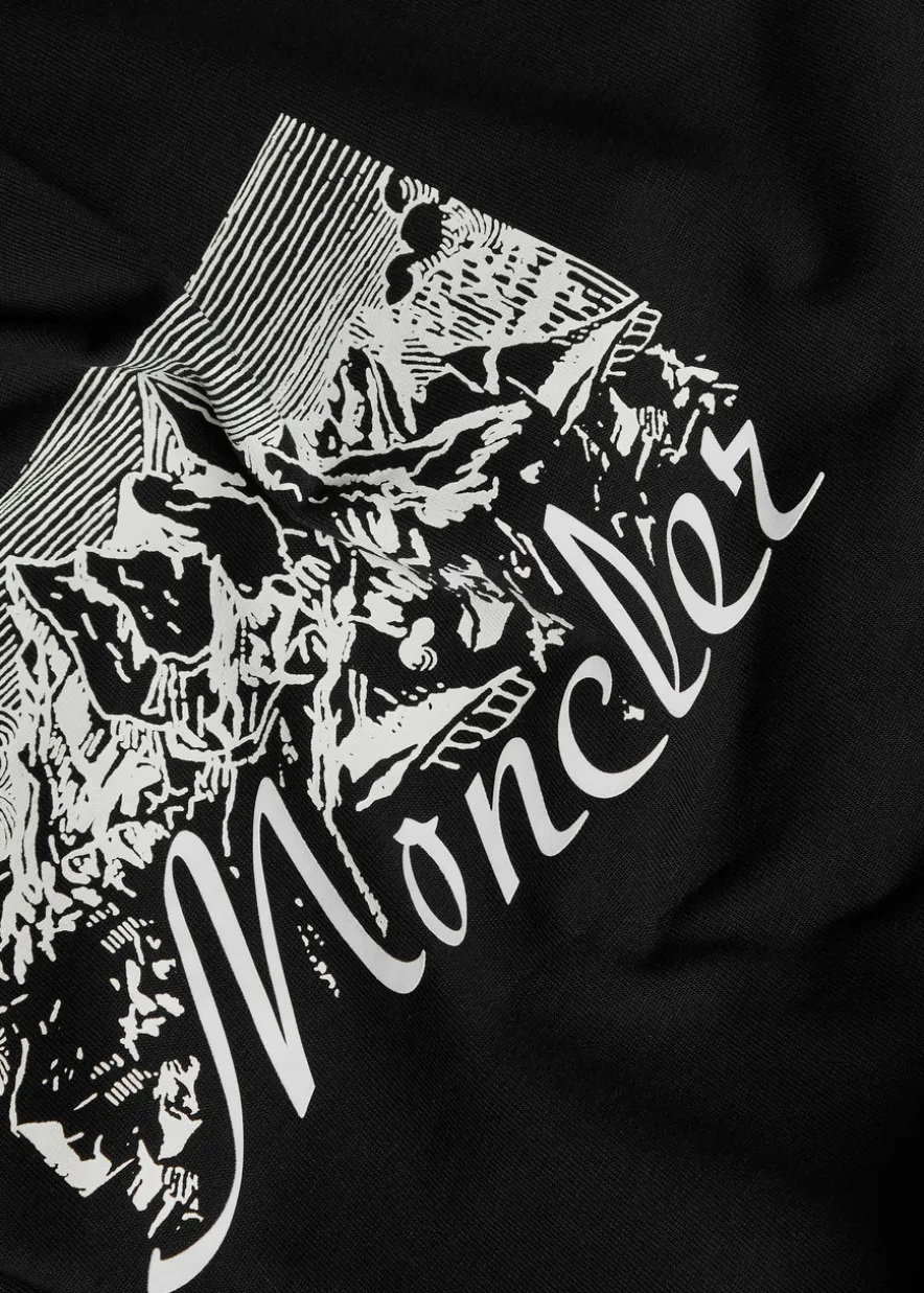 Mountain logo-printed cotton T-shirt