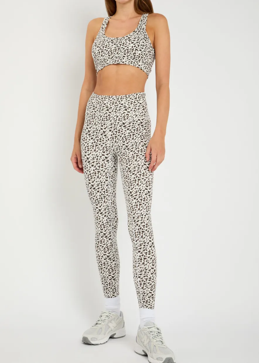 Move Selma printed stretch-jersey bra