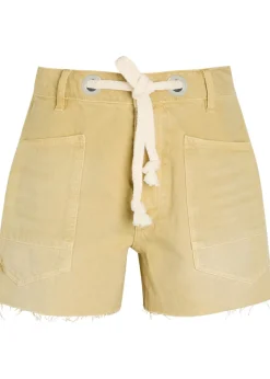 Moxie drawstring denim shorts