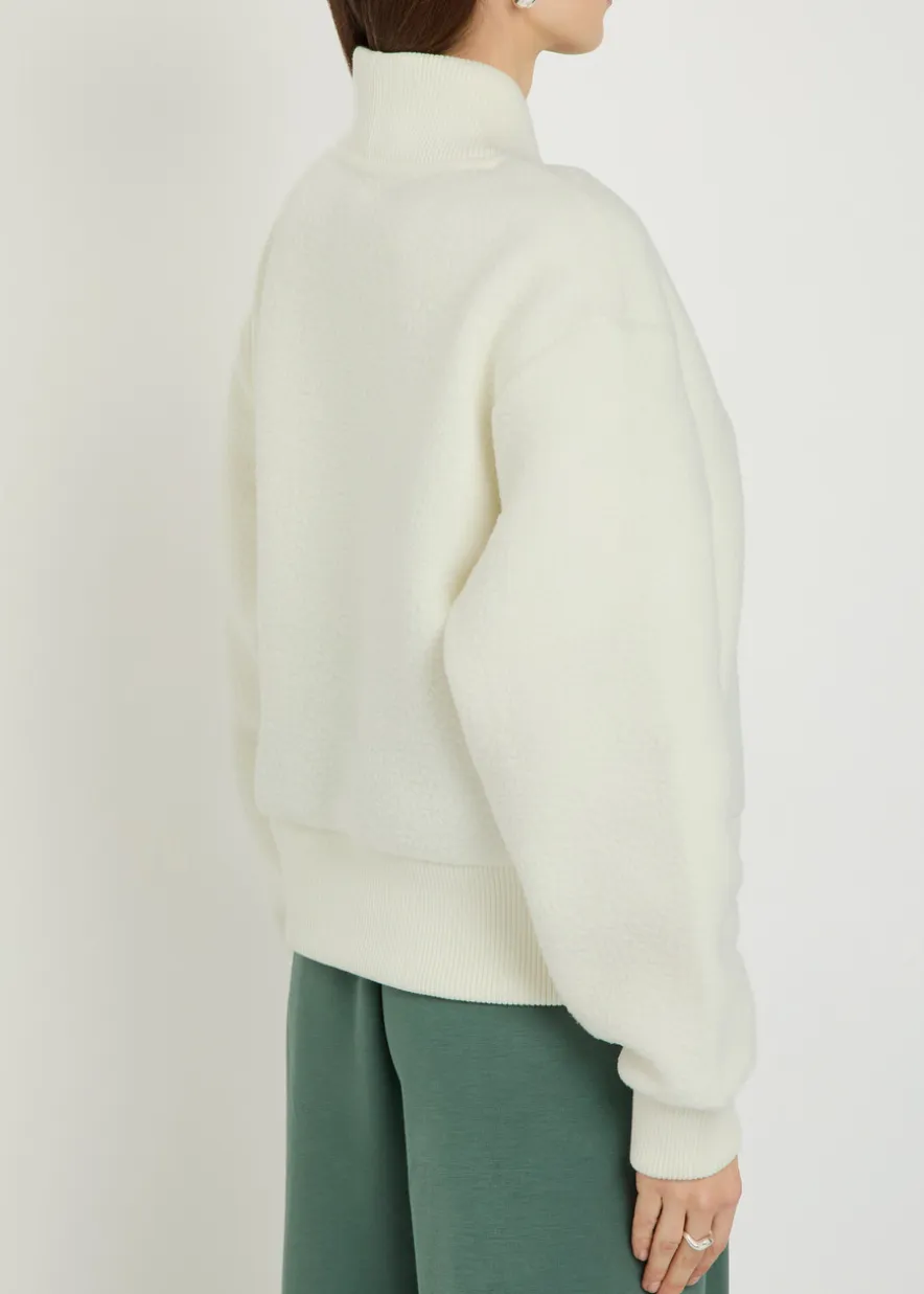 Mumford half-zip fleece sweatshirt