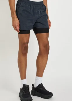 Myles crinkled stretch-nylon run shorts