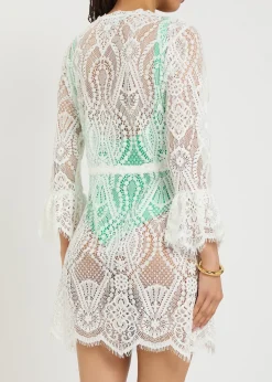 Naia lace cover-up mini dress